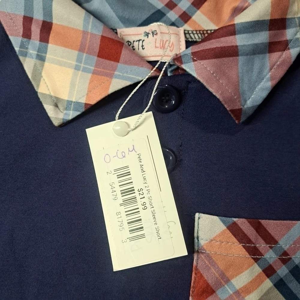 3 FOR 12 SALE NWT Pete And Lucy 0-6M Boys Polo